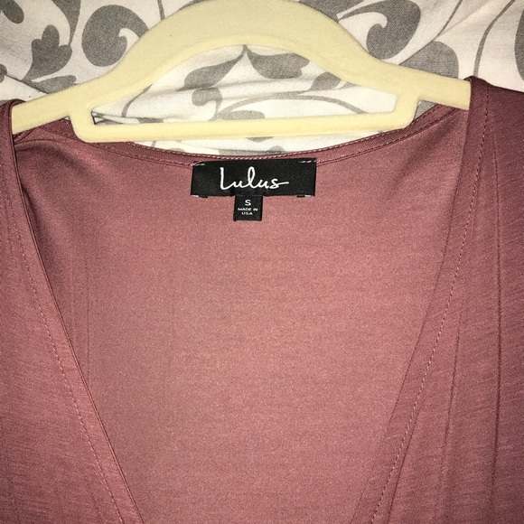 Lulus Wrap Dress-pink - Picture 5 of 7